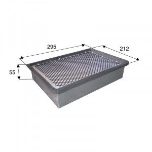 Filtre de cabine à charbon actif pour FENDT Ref H210.812.140.200 / 0065.001.100.000 / 0065.001.200.000