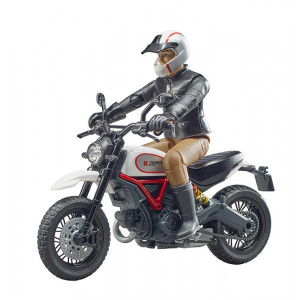 Scrambler Ducati Desert Sled et figurine