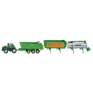 Tracteur Deutz Fahr avec kit de remorques Joskin