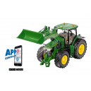 Tracteur John Deere 7310R avec chargeur et Bluetooth App