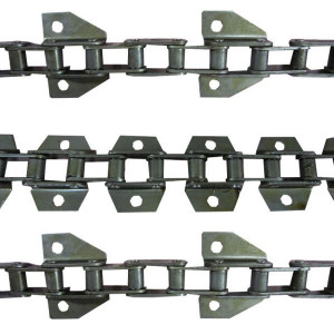 Jeu de 3 chaînes de convoyeur N° 6 CLAAS DOMINATOR 76-85-88 renforcé/4 Jeu de 3 chaînes de convoyeur N° 6 CLAAS DOMINATOR 76-85-88 renforcé/4