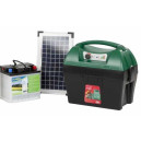 Electrificateur AKO Mobil Power A800 avec kit solaire 8W et batterie 55AH