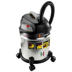 Aspirateur eau et poussiere COMET cuve en metal 20L 1200W