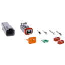 Paire de connecteurs male / femelle DEUTSCH 2 voies DT06-2S