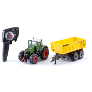 Tracteur FENDT avec remorque JOSKIN et accessoires
