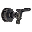 Robinet avec raccord rapide F 60 x 6 pour cuve 1000 L