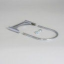Collier d'&eacute;chappement en U chrom&eacute; 5" (127 mm) DONALDSON J009487