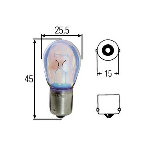 Ampoule feu clignotant Hella 12 V culot 21 W Ampoule feu clignotant Hella 12 V culot 21 W