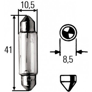Ampoule feu clignotant Hella 12 V 18 W (Navette) Ampoule feu clignotant Hella 12 V 18 W (Navette)