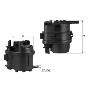 Filtre à gasoil Mahle KL779 Filtre à gasoil Mahle KL779