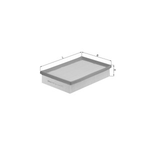 Filtre à air Mahle LX1044 Filtre à air Mahle LX1044