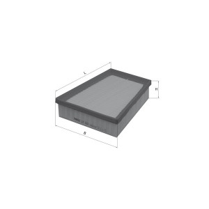 Filtre à air Mahle LX2631 Filtre à air Mahle LX2631